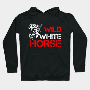 Wild white horse Hoodie